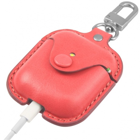 Чехол Cozistyle Leather Case for AirPods Hot Pink - фото 3