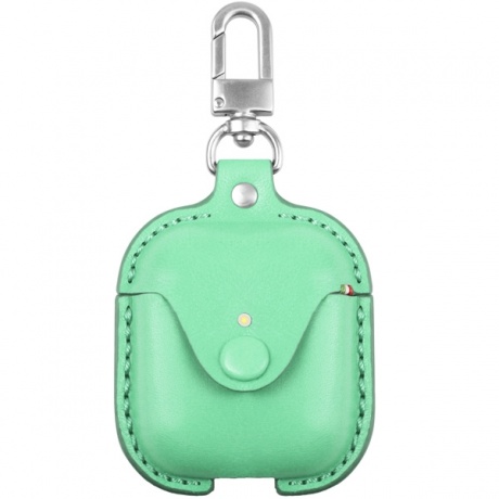 Чехол Cozistyle Leather Case for AirPods Light Green - фото 1