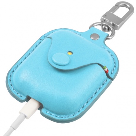 Чехол Cozistyle Leather Case for AirPods Sky Blue - фото 3