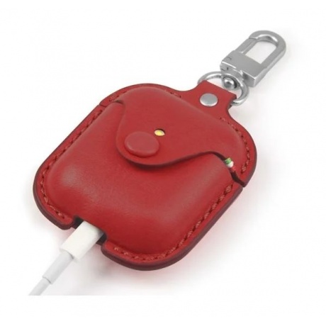 Чехол Cozistyle Leather Case for AirPods Red - фото 3