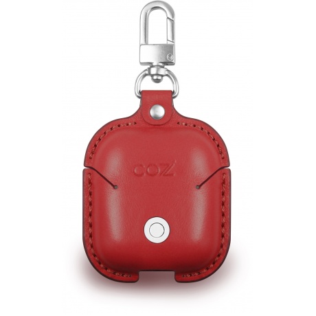 Чехол Cozistyle Leather Case for AirPods Red - фото 4