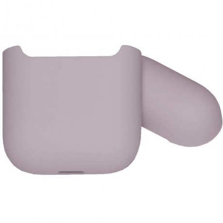 Чехол силиконовый Brosco для Apple AirPods 2 розовый песок - фото 2