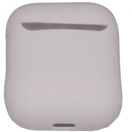 Чехол силиконовый Brosco для Apple AirPods 2 розовый песок - фото 4
