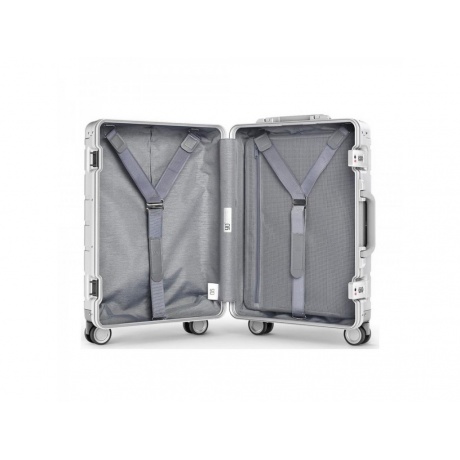 Чемодан Xiaomi 90 Points Metal Suitcase 20 серебро - фото 2