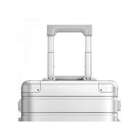 Чемодан Xiaomi 90 Points Metal Suitcase 20 серебро - фото 4