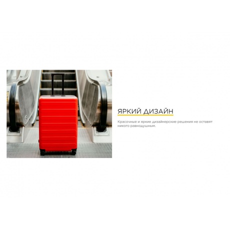 Чемодан Ninetygo Rhine Luggage 28'' (красный) - фото 12