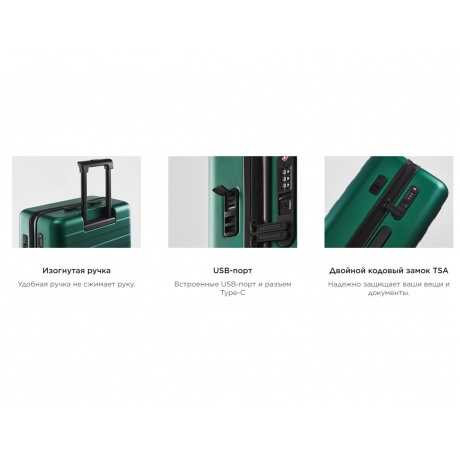 Чемодан Ninetygo Rhine PRO plus Luggage 29'' Red - фото 13