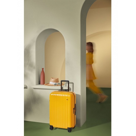 Чемодан Ninetygo Elbe Luggage 24&quot;, желтый - фото 3