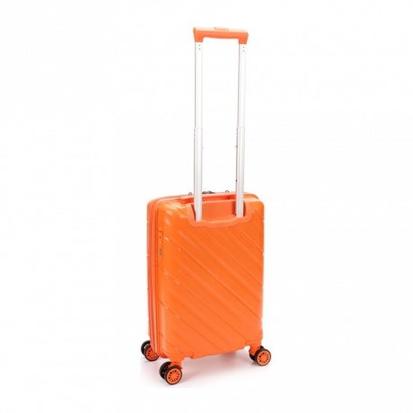 Чемодан Torber В Отпуск, оранжевый, полипропилен, 36х21,5х55 см, 38 л T1908S-Orange - фото 3