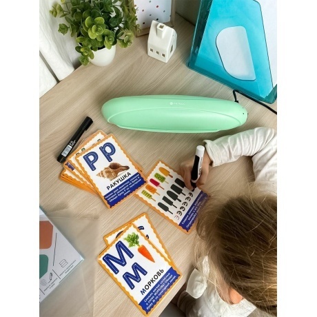 Ламинатор ГЕЛЕОС ЛМ A4 Радуга зеленый (ЛМ-А4РЗ) - фото 11