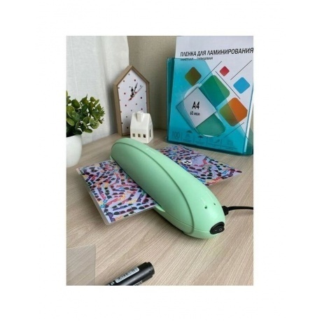 Ламинатор ГЕЛЕОС ЛМ A4 Радуга зеленый (ЛМ-А4РЗ) - фото 10
