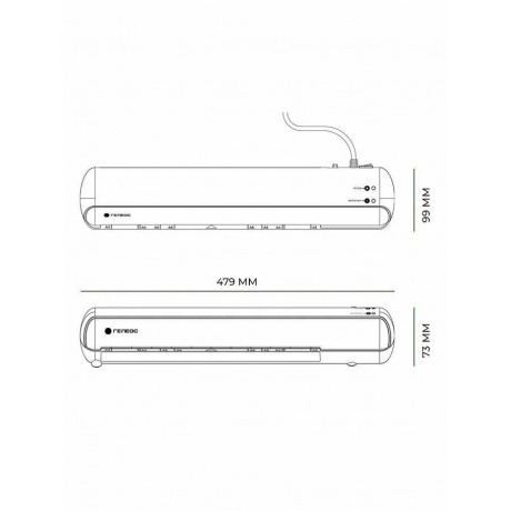 Ламинатор ГЕЛЕОС ЛМ A3 Мини (ЛМ-А3Мини) - фото 2