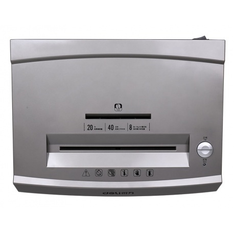 Шредер Deli 9907 серебристый - фото 5