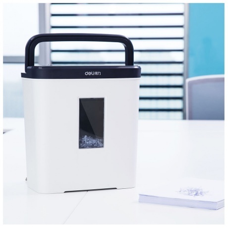 Шредер Deli E9939 белый - фото 6