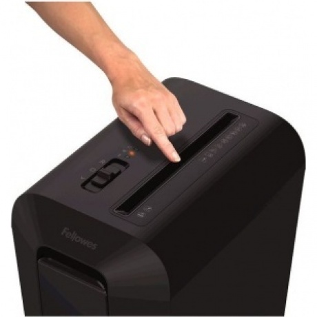 Шредер Fellowes PowerShred LX65 FS-44007(01), черный {DIN P-4,  4х37мм, 8 лст., 17 лтр.,  уничт.: скрепки,скобы,карты} - фото 3