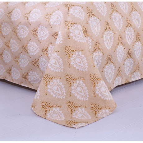 Комплект постельного белья Сатин подарочный на резинке ACR054 наволочки 70-70 размер 160*200*20 - фото 9