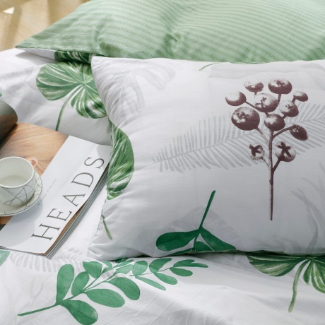 Комплект постельного белья Делюкс Сатин на резинке LR217 наволочки 4 размер 160*200*25 - фото 2