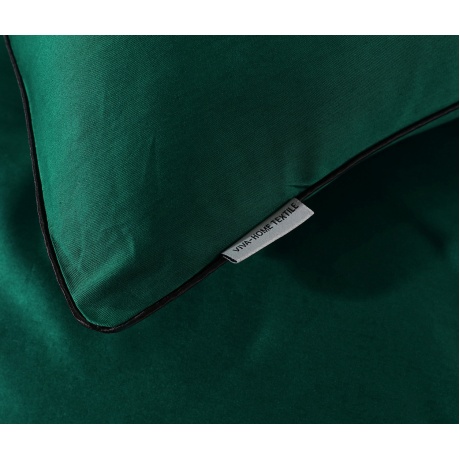 Комплект постельного белья Однотонный Сатин Элитный на резинке OCER018 2 спальный 4 Наволочки 160*200*30 - фото 9