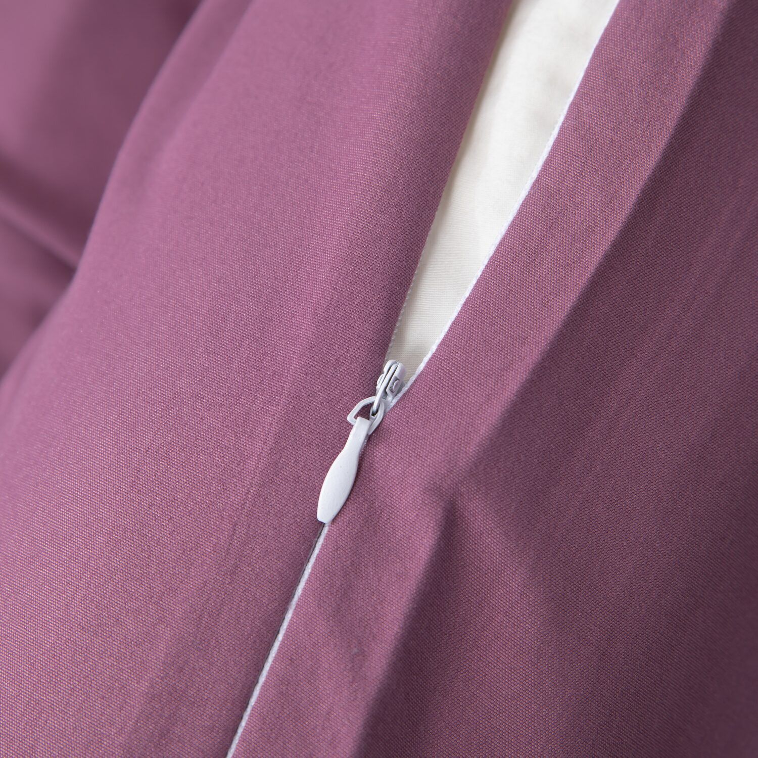 Комплект постельного белья Однотонный Сатин CS043 Евро 4 Наволочки - фото 4