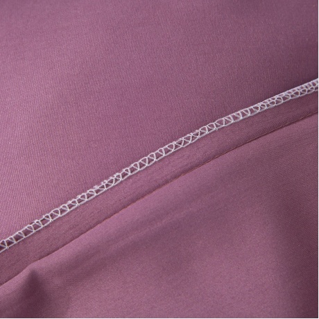 Комплект постельного белья Однотонный Сатин CS043 Евро 4 Наволочки - фото 7