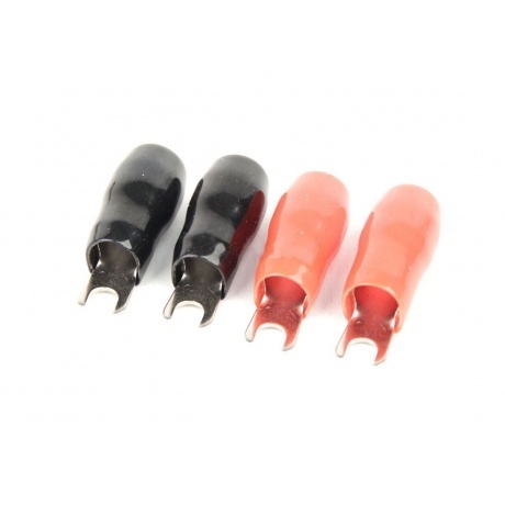 Клемма (вилка) ACV RM37-1427 (4шт, 2красных+2черных)