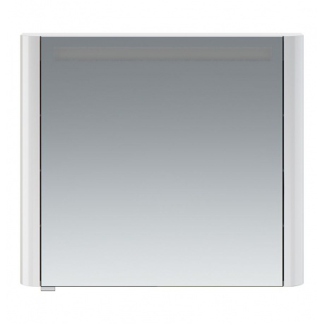 Зеркало, зеркальный шкаф, правый,80 см AM.PM Sensation M30MCR0801WG, с подсветкой, цвет: белый, глянец, шт - фото 1