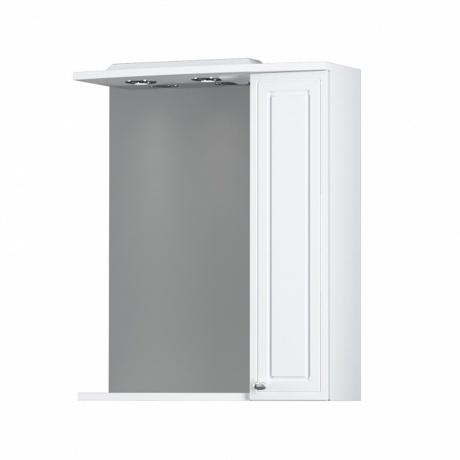 

Зеркало, частично зеркальный шкаф, правый, 60 см RedBlu by Damixa Palace One M41MPR0601WG, с подсветкой, цвет: белый