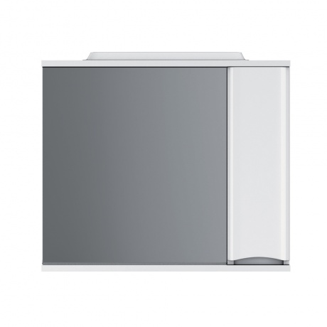 Зеркало, частично-зеркальный шкаф, 80 см AM.PM Like M80MPR0801WG, с подсветкой, правый, цвет: белый, глянец, шт - фото 1