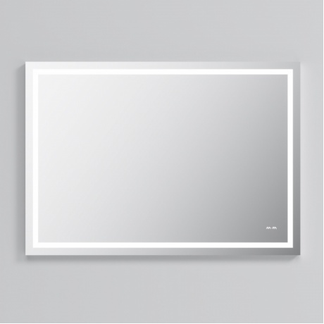 Универсальное зеркало настенное с контурной LED-подсветкой, 100 см AM.PM GEM M91AMOX1001WG - фото 3