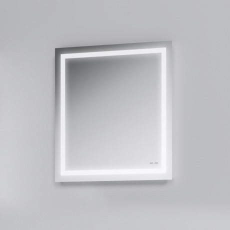 Универсальное зеркало настенное с контурной LED-подсветкой, 65 см AM.PM GEM M91AMOX0651WG - фото 3
