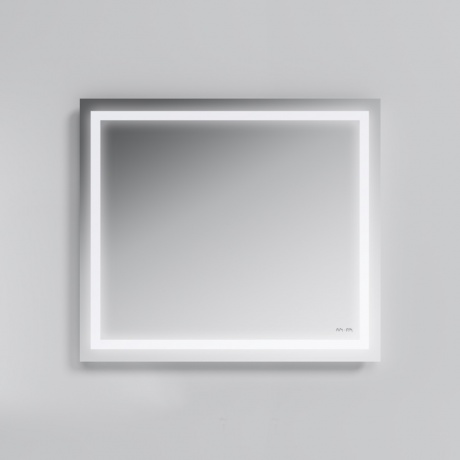 Универсальное зеркало настенное с контурной LED-подсветкой, 80 см AM.PM GEM M91AMOX0801WG - фото 4