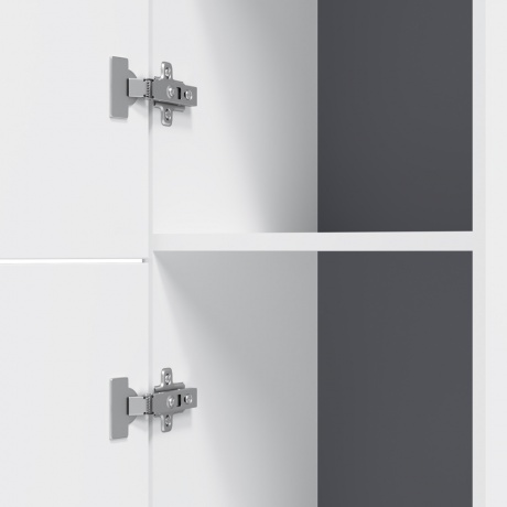 Шкаф-колонна, напольный, левый, 30 см AM.PM GEM M90CSL0306WG, двери, push-to-open, цвет: белый, глянец - фото 6