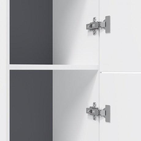Шкаф-колонна, напольный, правый, 30 см AM.PM GEM M90CSR0306WG, двери, push-to-open, цвет: белый, глянец - фото 3