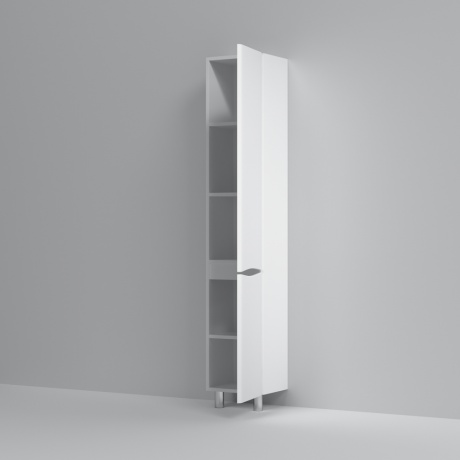Шкаф-колонна, напольный, правый, 35 см AM.PM Like M80CSR0356WG, двери, цвет: белый, глянец, ш - фото 7