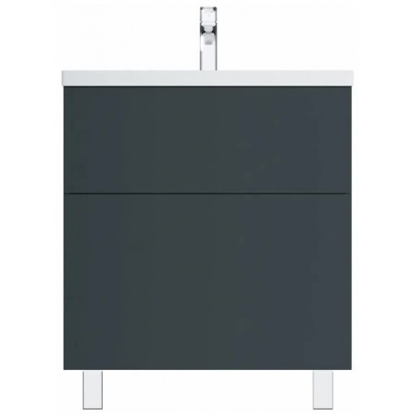 Тумба под раковину напольная 75см AM.PM Gem M90FSX07522GM32 граф...