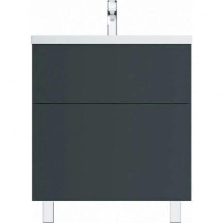 Тумба под раковину напольная 75см AM.PM Gem M90FSX07522GM32 граф...