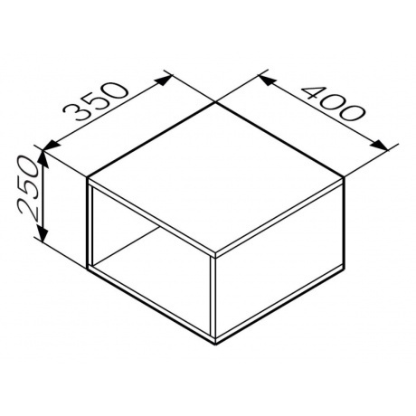 Ниша для хранения 25х40см AM.PM Func M8FOH0401OF дерево - фото 2