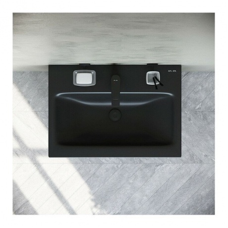 Раковина мебельная 60см AM.PM Gem M90WCC0602BM черный - фото 3