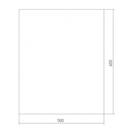Зеркало без подсветки MIXLINE 500*600 (531801) - фото 2