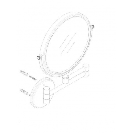 Зеркало FIXSEN Hotel косметическое D15 (FX-31021) - фото 6