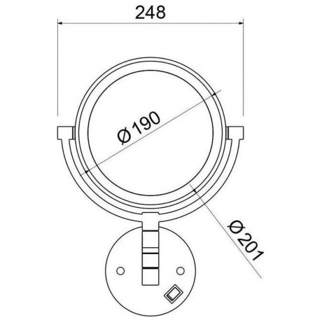 Зеркало Timo с подсветкой Saona (13376/17) - фото 3
