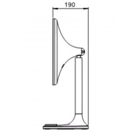 Зеркало настольное с увеличением JAVA 5х (S-M8883W) - фото 3