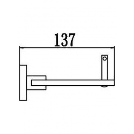 Полка прямая Savol, стеклянная 50 см (S-06591H) - фото 3