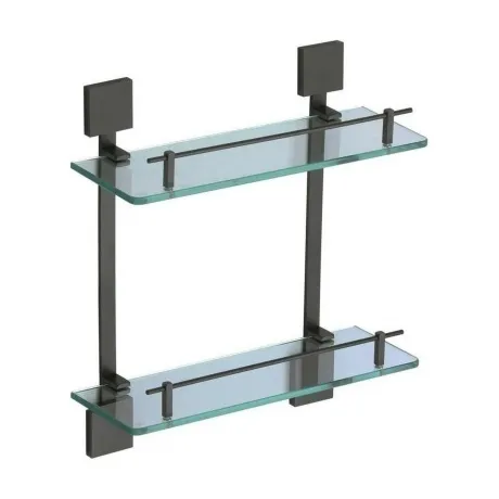 Полка прямая Savol двойная стеклянная 40 см  (S-06522H)