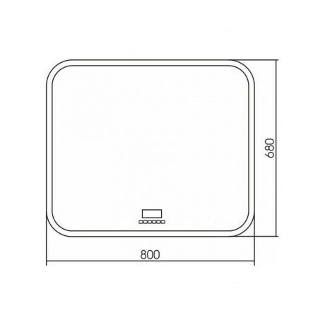Зеркало MIXLINE &quot;Стив-6&quot; 800*680 (548630) - фото 6