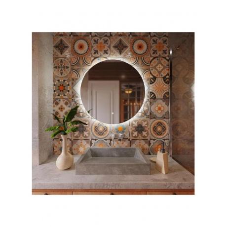 Зеркало MIXLINE "Алон круг" - ЭКОНОМ D700 (550311) - фото 6