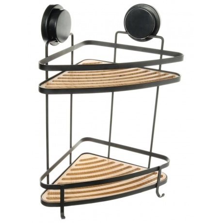 

Полка Fixsen угловая двухэтажная черная Magic (FX-920B-2)