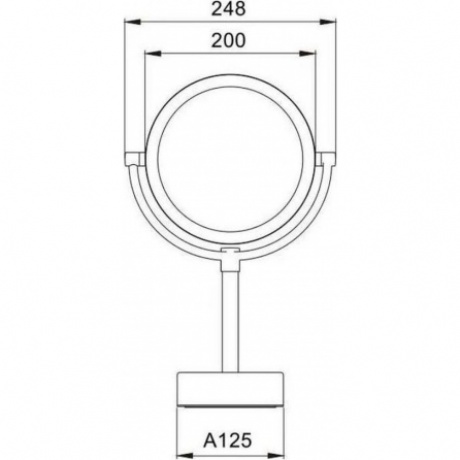 Зеркало настольное JAVA двухстороннее (S-M221) - фото 2
