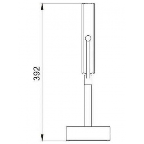 Зеркало настольное JAVA двухстороннее (S-M221W) - фото 3
