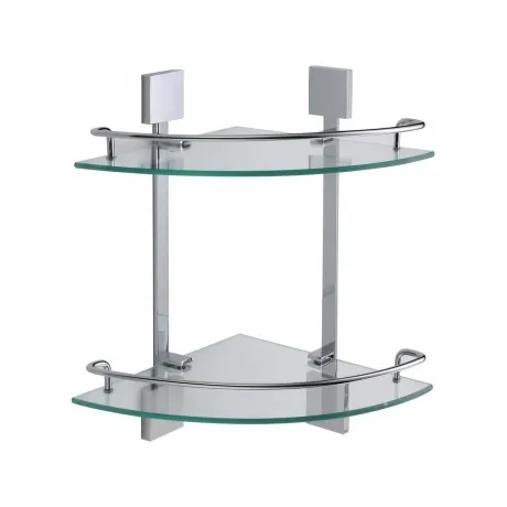 Полка Savol угловая двойная стеклянная (S-065322A)